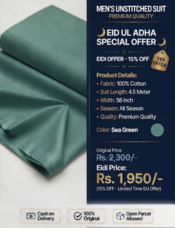 Premium Sea Green Suit
