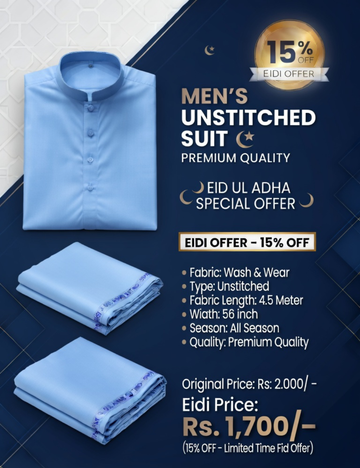 Premium Sky Blue Suit