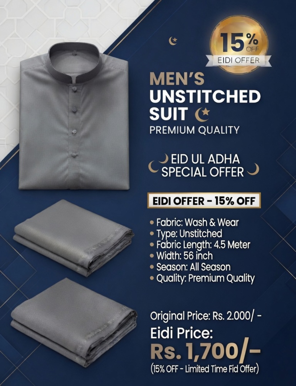 Premium Grey Suit