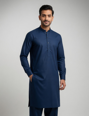 Premium Navy Blue Suit