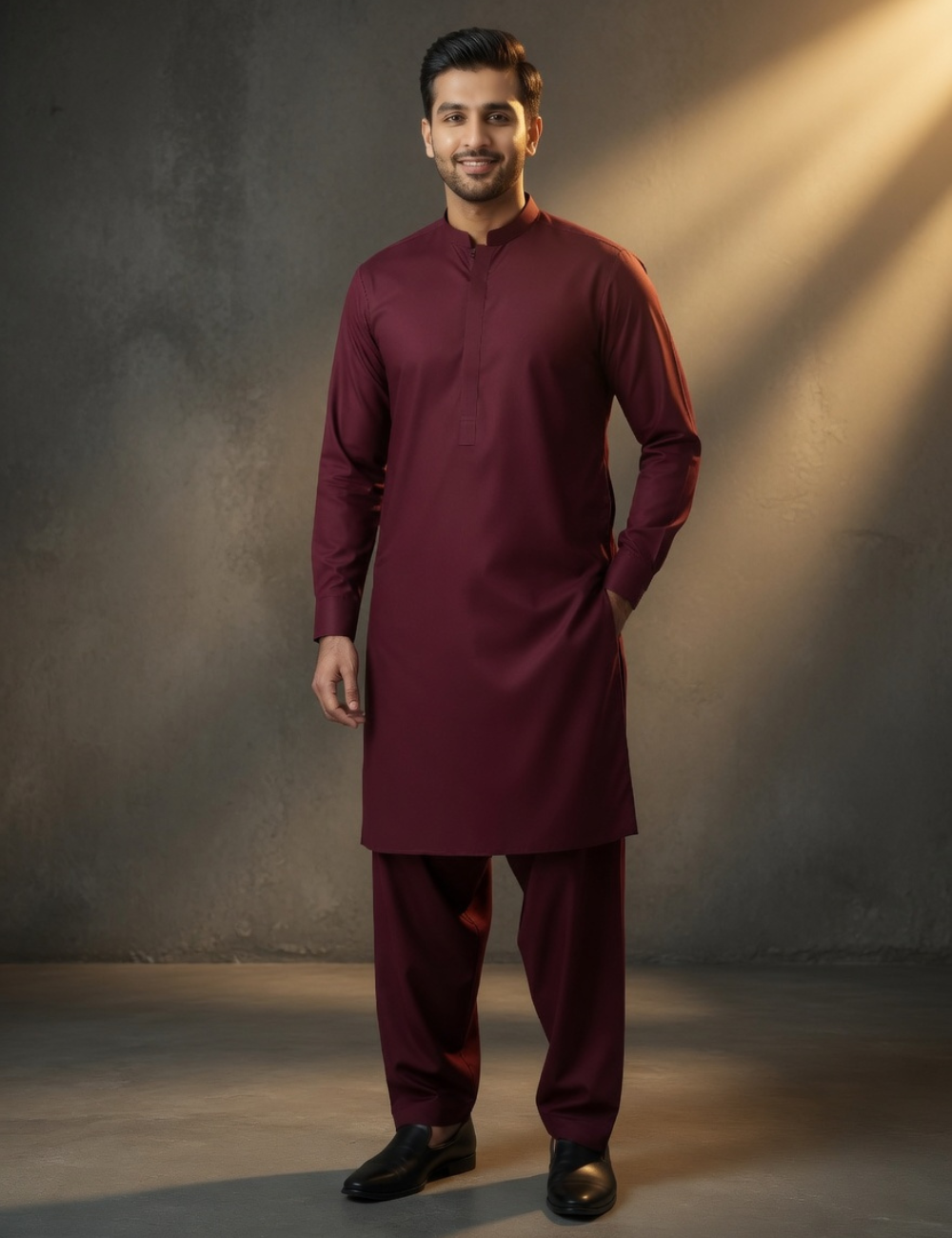 Premium Maroon Suit